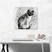 ARTCANVAS Siamese Cat Breed - Wrapped Canvas Graphic Art Print Canvas, Wood in Black/Gray/White | 18 H x 18 W x 0.75 D in | Wayfair