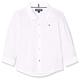 Tommy Hilfiger - Tommy Hilfiger Boys - Boy's Shirts - White Shirts Boys Formal - Stretch Regular Fit Shirt - Boy's Stretch Oxford Shirt - White - Size 3 Years