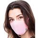 AIRINUM Lite Air Mask, Reusable Face Mask Washable with 5-Layer Filter for Men, Women and Kids | Fashion Cover Breathable Cloth Face Mask with 2 Filters (S, Cloudy Pink)