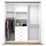 Latitude Run® Crissey Closet System Manufactured Wood in Brown/White | 93 H x 69 W x 14 D in | Wayfair A8B3603E6D364E07ACCAC2E10B0758F0