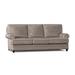 Bradington-Young Carrado 87.5" Genuine Leather Rolled Arm Sofa Genuine Leather in Brown | 38 H x 87.5 W x 41 D in | Wayfair