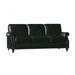 Bradington-Young West 82" Genuine Leather Rolled Arm Sofa Genuine Leather | 36 H x 82 W x 38 D in | Wayfair 759-95-922100-28-TU-MH-#9FN