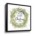 The Holiday Aisle® Merry Christmas Cardinal Wreath 1 by Cindy Jacobs - Graphic Art Print on Canvas in Green/White | 24 H x 24 W x 2 D in | Wayfair