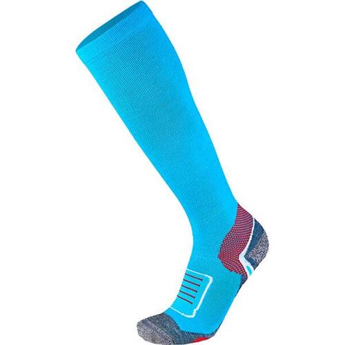 WAPITI Ski CW07 Merino Compression - Skisocken Kompression, Größe 45-47 in Blau