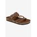 Women's Hayleigh Sandal by White Mountain in Brown Leather (Size 10 M)