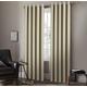 Blackout Curtain Pair Heavy Insulated Thermal Blackout Curtains Ring Top Eyelet Room Darkening Curtain Panels (Cream, 90 x 108 Inch)