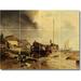 Picture-Tiles.com 32" x 24" Ceramic Painting Decorative Mural Tile 8" x 8" Ceramic in Brown/White | 8 H x 8 W in | Wayfair W00002-L