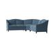 Blue Reclining Sectional - Poshbin Carolina 111" Wide Symmetrical Corner Sectional | 41 H x 111 W x 39 D in | Wayfair 1017-KEYOCE-WAL-GRA