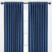 Eider & Ivory™ Heady Solid Room Darkening Tab Top Curtain Panels Polyester in Green/Blue/Navy | 96 H x 52 W in | Wayfair