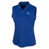 Women's Cutter & Buck Royal Kansas City Royals Forge Sleeveless Polo