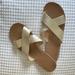 J. Crew Shoes | J Crew Slide Sandal | Color: Gold | Size: 8