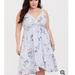 Torrid Dresses | Blue Floral Torrid Dress | Color: Blue | Size: 1x