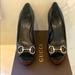 Gucci Shoes | Gucci Horsebit Classic Platform Peep Toe Pumps | Color: Black | Size: 9.5