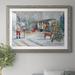 The Holiday Aisle® Santa's Hideaway by J Paul - Picture Frame Painting Print on Paper in Gray/Red | 37.5 H x 27.5 W x 1.5 D in | Wayfair