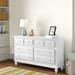 Viv + Rae™ Adriel 8 Drawer Dresser Wood/Solid Wood in White | 35.75 H x 60 W x 18.5 D in | Wayfair A99492DECB8846B487934EF26F928274