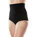 Plus Size Women's High Waist Swim Brief by Swimsuits For All in Black (Size 10)