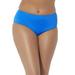 Plus Size Women's Mid-Rise Full Coverage Swim Brief by Swimsuits For All in Beautiful Blue (Size 18)