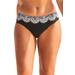 Plus Size Women's Hipster Swim Brief by Swimsuits For All in Black White Lace Print (Size 24)