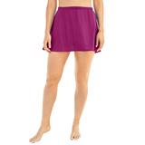 Plus Size Women's A-Line Swim Skirt with Built-In Brief by Swim 365 in Fuchsia (Size 20) Swimsuit Bottoms