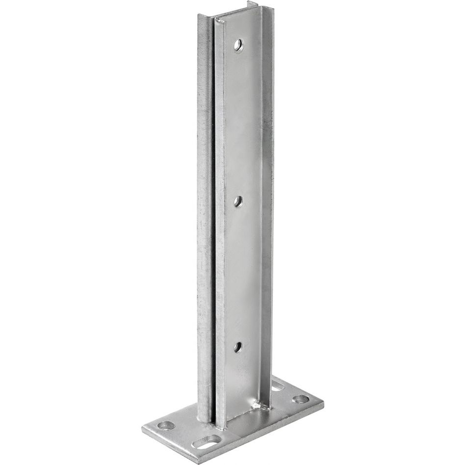 NATURinFORM WPC-Sichtschutzzaun DER EFFEKTIVE Bodenanker zum Aufschrauben Image