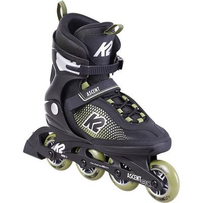 K2 Herren Inlineskates ASCENT 80, Größe 43 ½ in Schwarz/Oliv