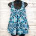 Anthropologie Tops | 4/$10 Anthropologie Meadow Rue Floral Tank Top | Color: Blue/White | Size: Xs