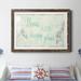 Gracie Oaks Home Is Our Happy Place - Picture Frame Textual Art Print on Paper Metal in Blue | 23 H x 32 W in | Wayfair