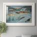 The Holiday Aisle® Little Meadows Xmas by J Paul - Picture Frame Painting Print on Paper in Blue/Gray | 31 H x 44 W x 1 D in | Wayfair