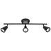 WAC Solo 24" Wide 3-Light Black LED Track Light Ceiling Fixture