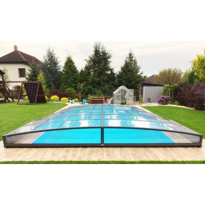 Poolüberdachung SkyCover® Neo Clear 3.5x6.3m - einseitige Schiene Image