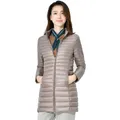 Manteau en duvet de canard ultra léger pour femme vestes longues bouffantes portables parkas