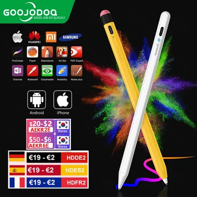 Stylet pour tablette Android IOS crayon tactile pour iPad Apple 1 2 pour téléphone Samsung Xiaomi