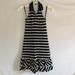 Ralph Lauren Dresses | Kids Collared Halter Dress | Color: Black/White | Size: Mg