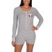 Women's Concepts Sport Gray Minnesota Twins Venture Sweater Romper