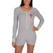 Women's Concepts Sport Gray Philadelphia Phillies Venture Sweater Romper