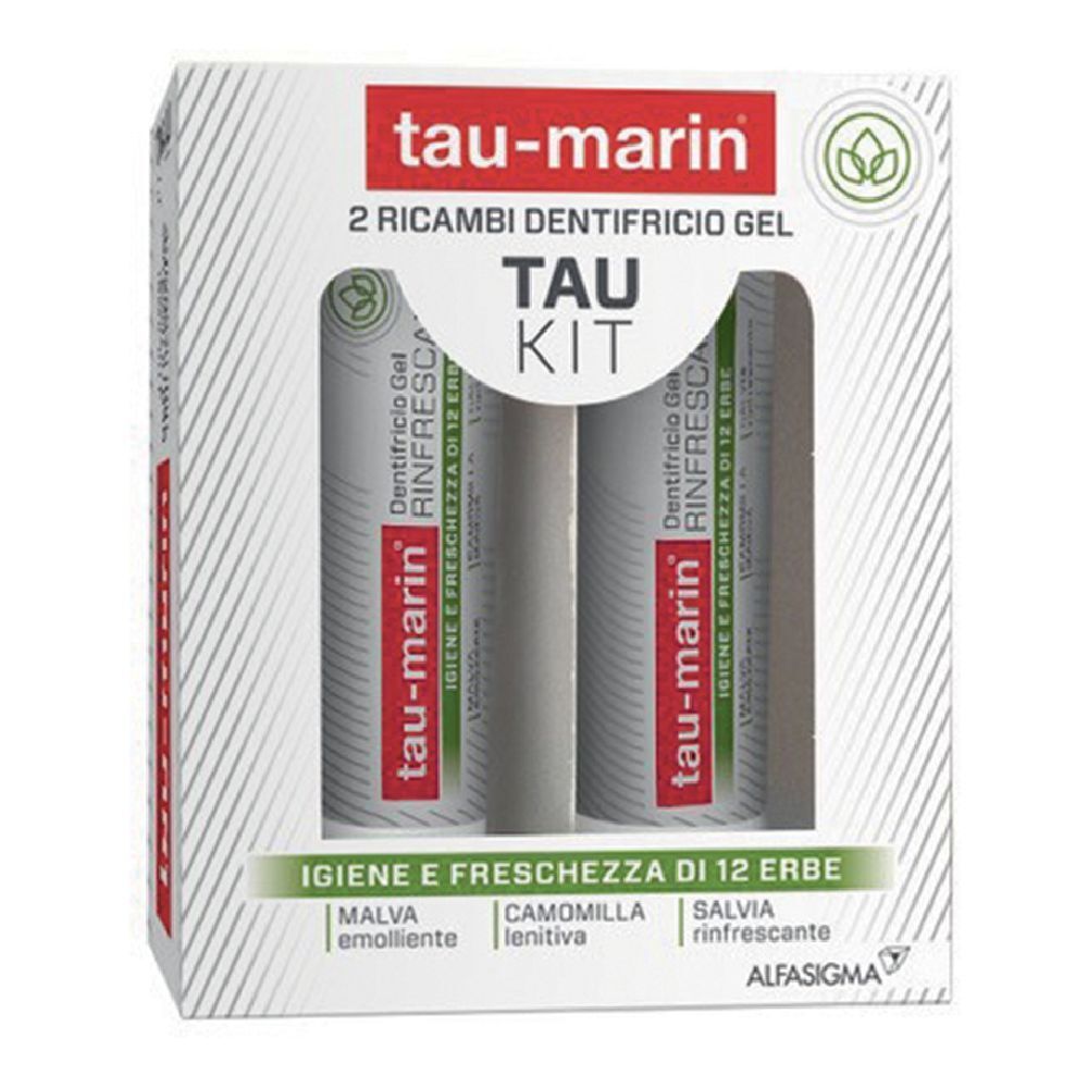 Tau-Marin Ricambio Dentifricio Gel Rinfrescante 2x20 ml