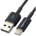 Amazon Basics - Schnellladekabel, USB-C auf USB-A-2.0, 5 Stück, 480 MBit/s, USB-IF-zertifiziert, für Apple iPhone 15, iPad, Samsung Galaxy, Tablets, Laptops, 1,80 m, schwarz