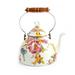 MacKenzie-Childs Flower Market 3 Quart Tea Kettle Stainless Steel/Enameled in Red/Green/Blue | 13 H x 9 W x 9 D in | Wayfair 89236-70