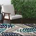 Black 19 x 0.28 in Indoor Area Rug - Bay Isle Home™ Maddock Floral Area Rug in Off-White | 19 W x 0.28 D in | Wayfair