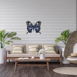 August Grove® Stadtfeld Butterfly 3D Wall Décor Metal | 18 H x 23 W x 1 D in | Wayfair 78AB8652672542A8A3EF7DA0E1C076E9