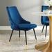 Adorn Tufted Performance Velvet Dining Side Chair by Modway Wood/Upholstered/Velvet in Blue | 34 H x 22 W x 25 D in | Wayfair EEI-3907-NAV