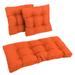 Charlton Home® 3 Piece Indoor/Outdoor Cushion Polyester in Orange | 5 H x 42 W in | Wayfair 94709CF1C60D45D288389D9A2DBB4216