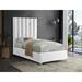 Orren Ellis Dietrich Tufted Platform Bed Upholstered/Velvet in White | Twin | Wayfair F17C5667E94C4AFABE210D3E5BDC6408