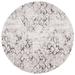 White 36 x 0.43 in Indoor Area Rug - Bungalow Rose Lisson Geometric Gray Area Rug Polypropylene | 36 W x 0.43 D in | Wayfair