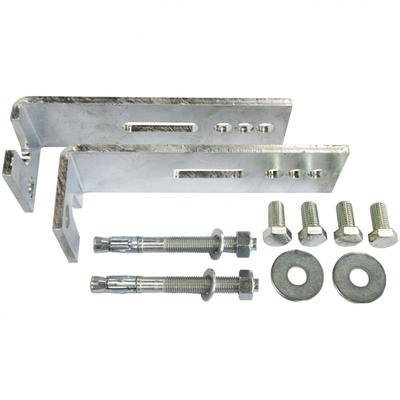 ACO Montageset Befestigung für Betonlichtschacht, Standard, 2 Winkel,Betonwand,Stahl verzinkt Image