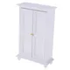 Meubles miniatures de maison de courses armoire en bois blanc modèle réaliste affichage à la