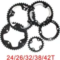 Pièce pour pédalier Shimano 104BCD 64BCD pour vtt Double/Triple vitesse 24/26/32/38/42T