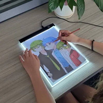 Planche de dessin format A4 à LED pour enfant cadeau éducatif pour les plus jeunes tapis pour