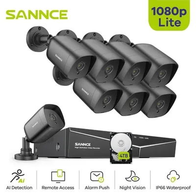 SANNCE – Kit de vidéosurveillanc...