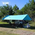 3x5m 3x4m abri solaire tente bâche plage imperméable ombre extérieur Camping hamac pluie piscine